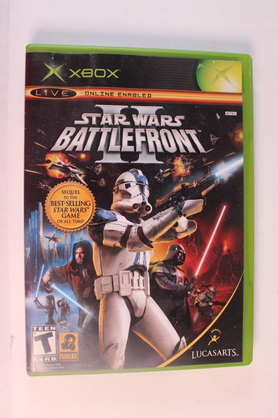 Star Wars: Battlefront II (Microsoft Original Xbox, 2005) Authentic, Complete